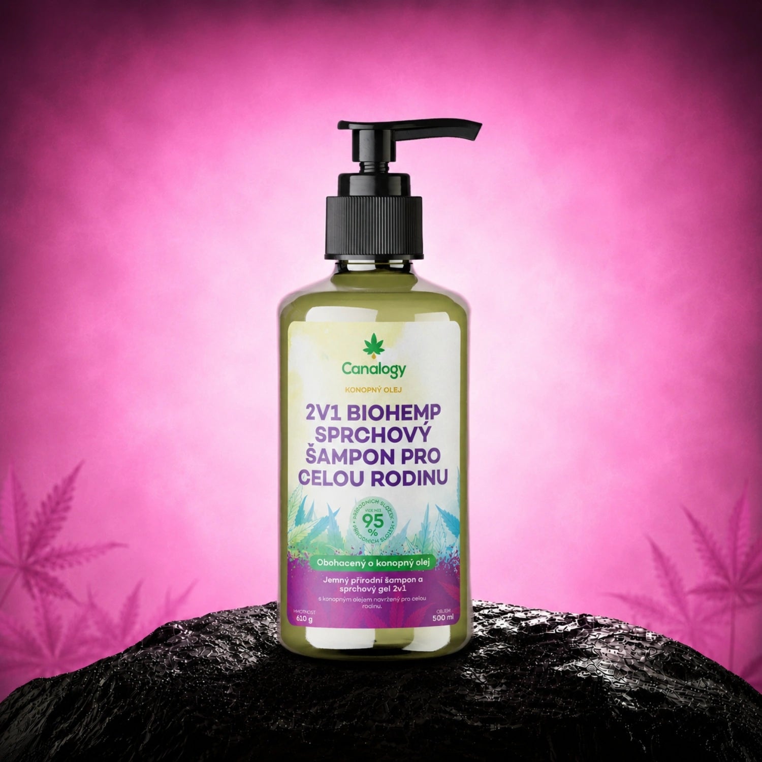 Canalogy 2u1 BioHemp šampon i gel za tuširanje za cijelu obitelj