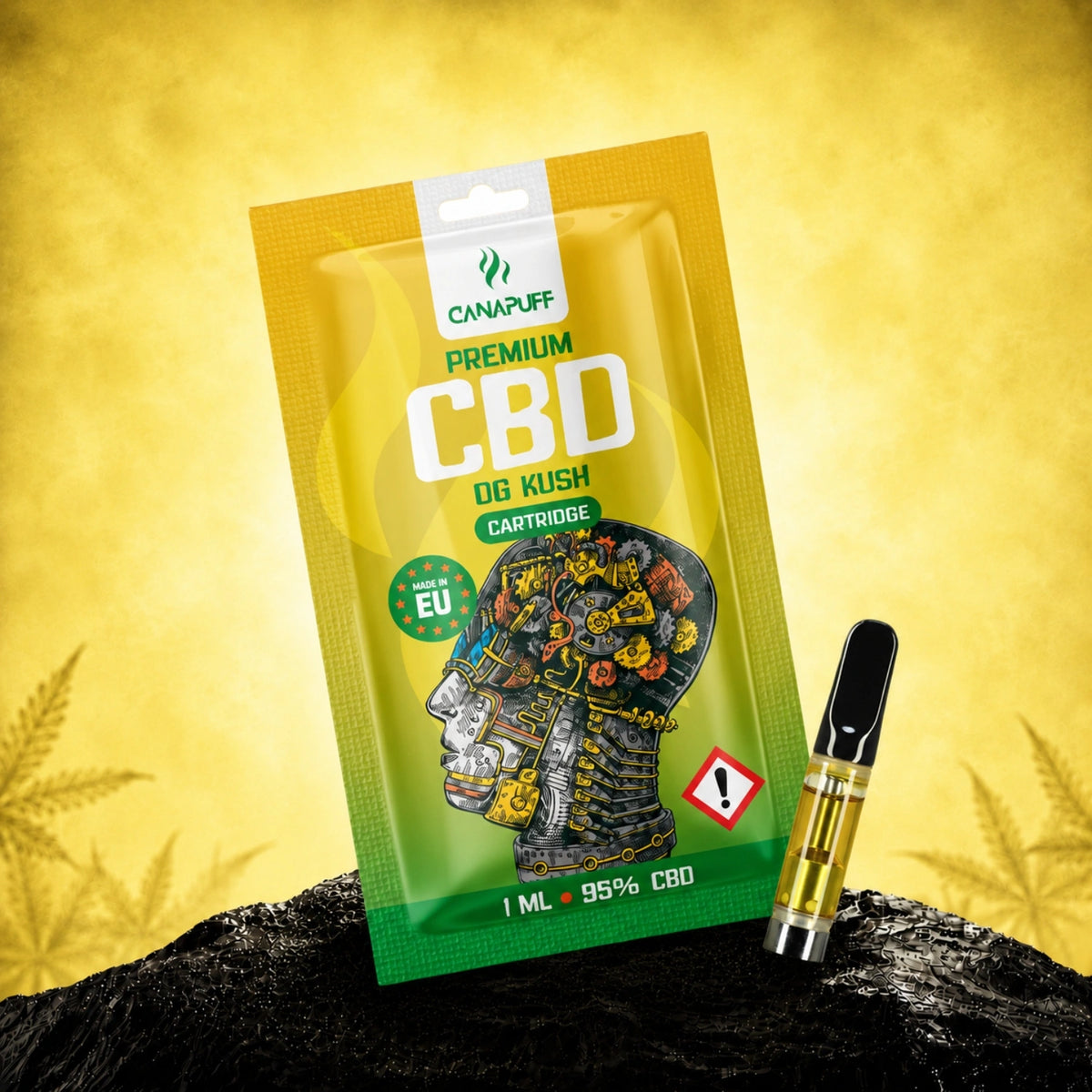 Canapuff CBD OG Kush Cartridge 95% 1 ml