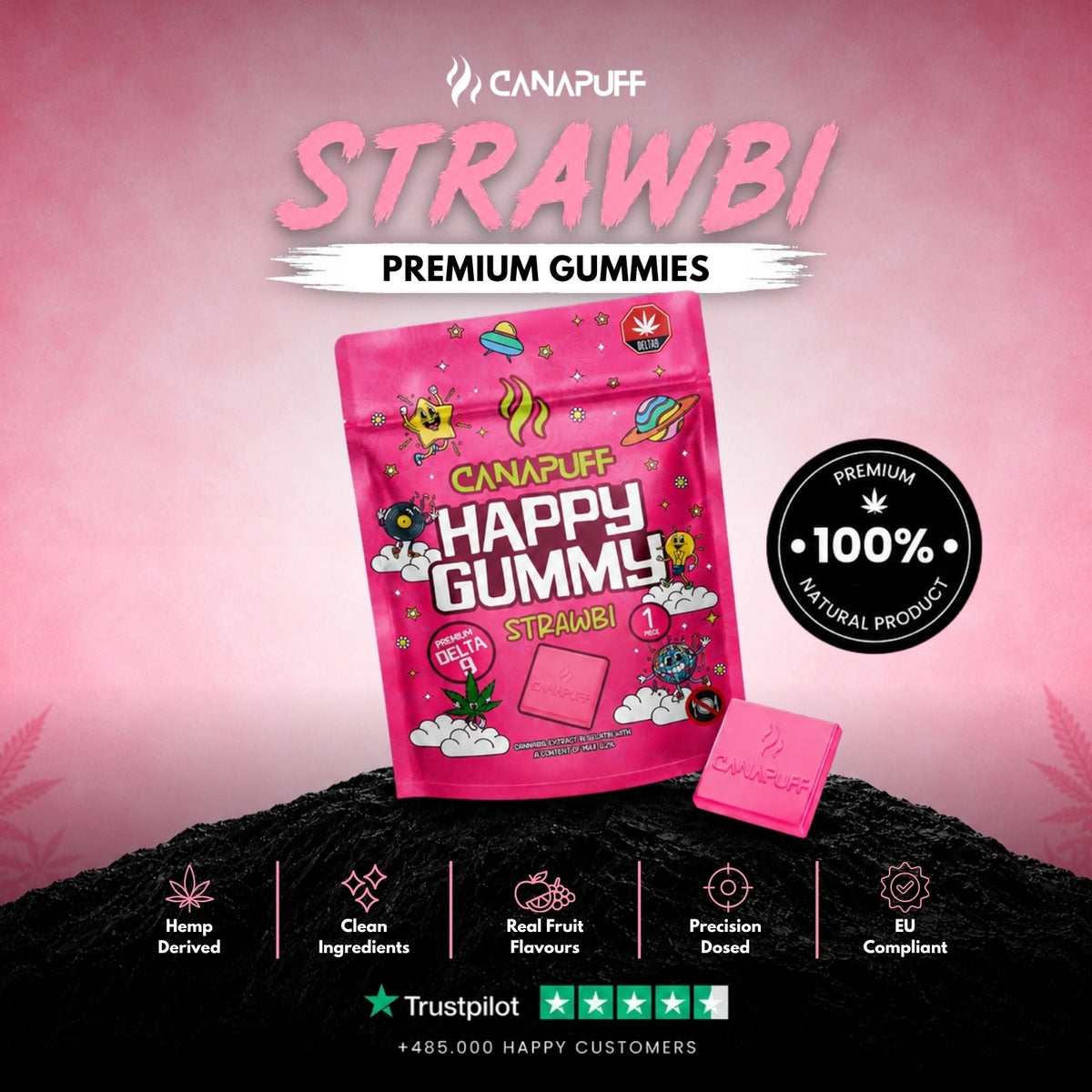Delta 9 Gummy Strawbi