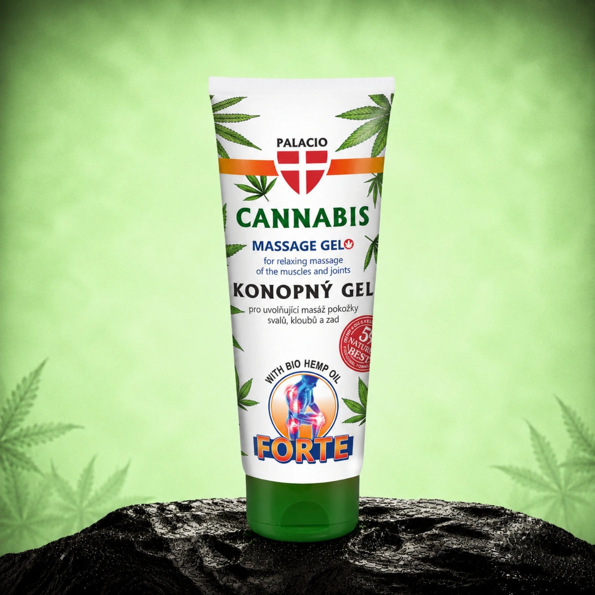 Palacio Hemp masažni gel Forte, 200ml