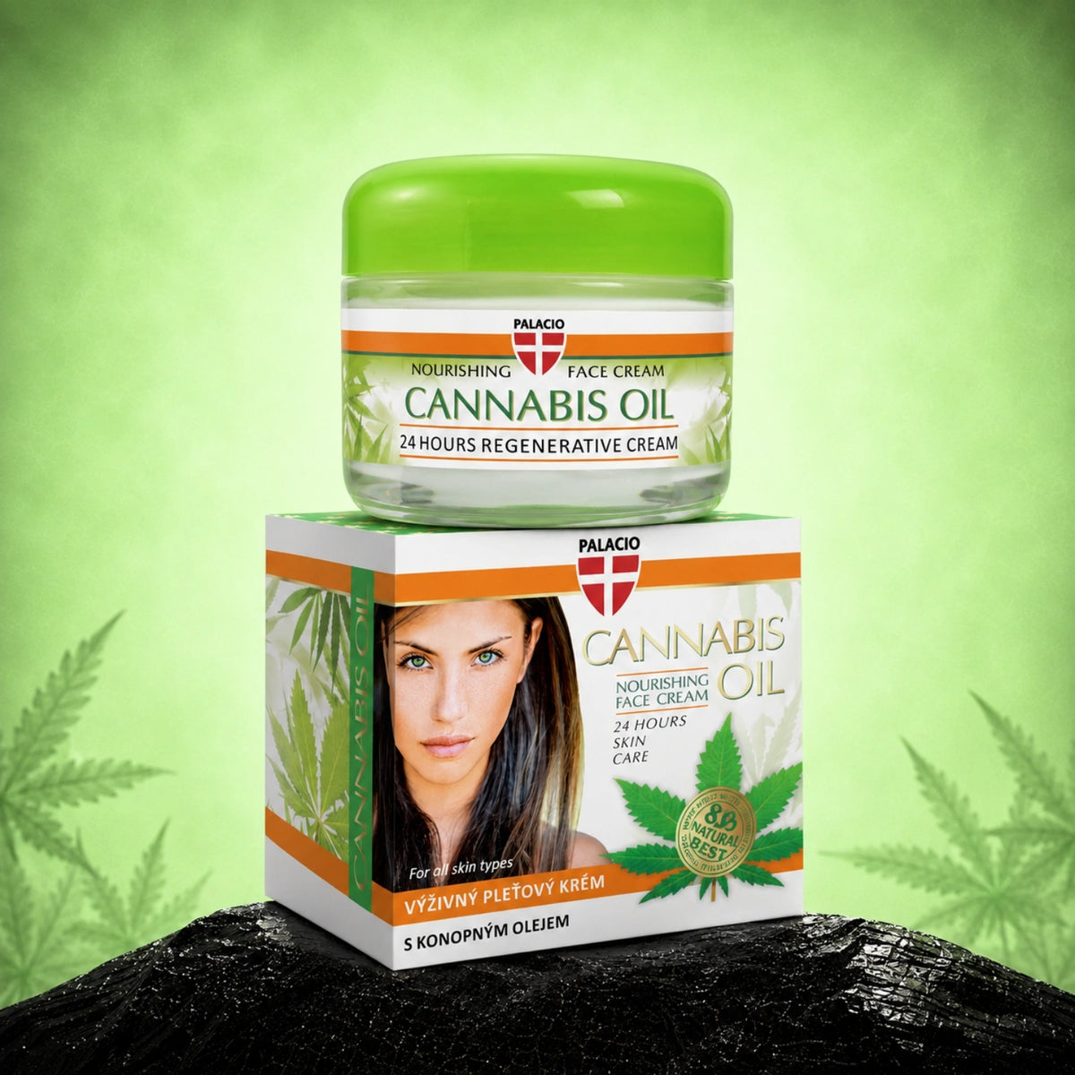 Crema de cáñamo para la piel 50ml - Palacio