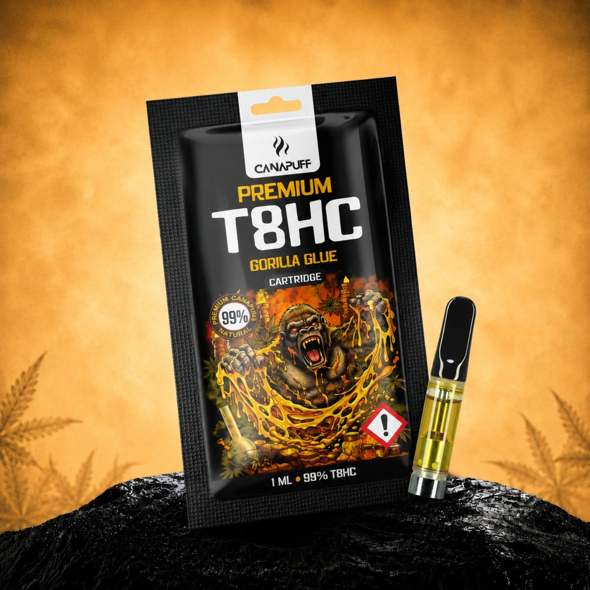 Canapuff T8HC Gorilla Glue Cartridge 1 ml 99%