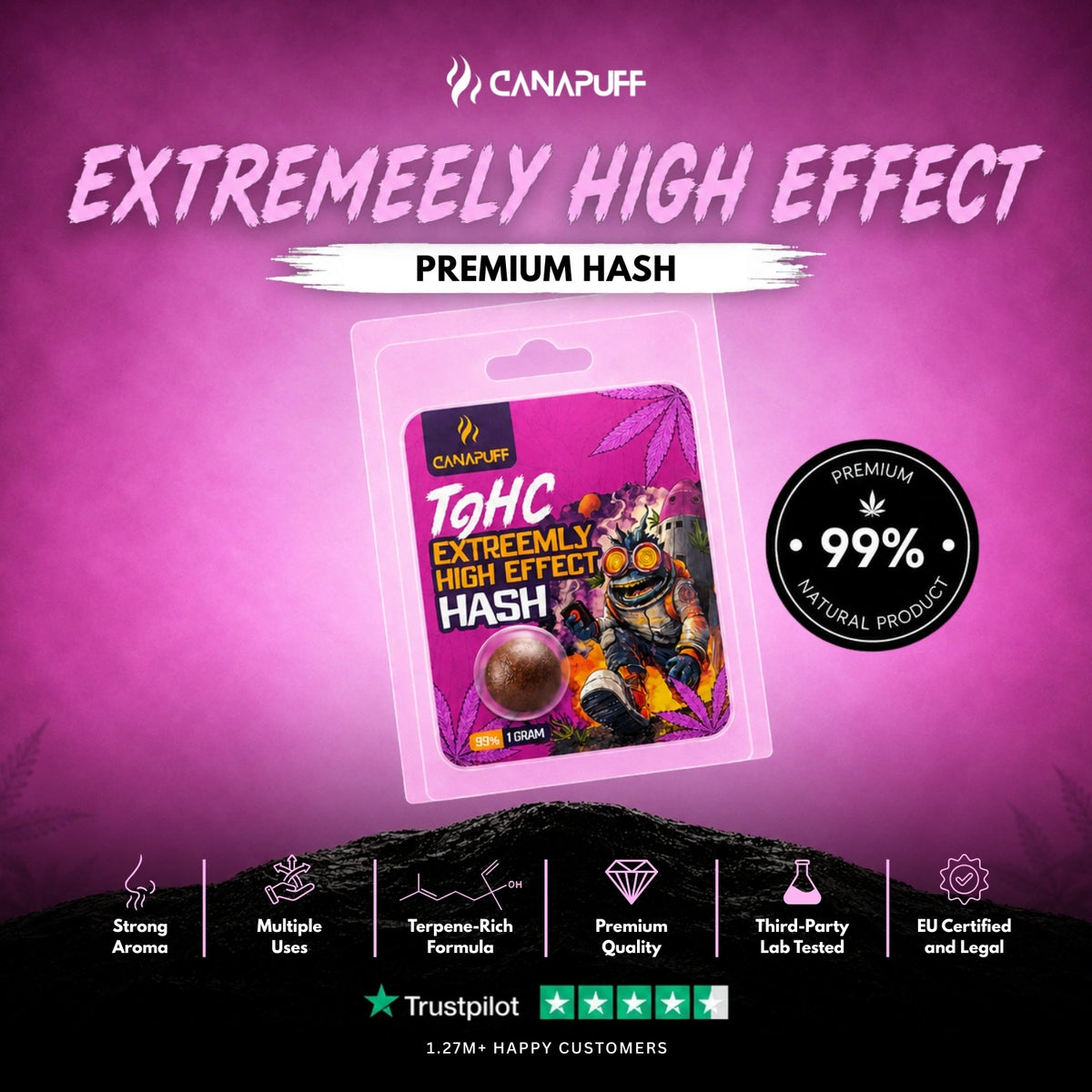 TⳊHC Hash Extreemly High Effect 99%