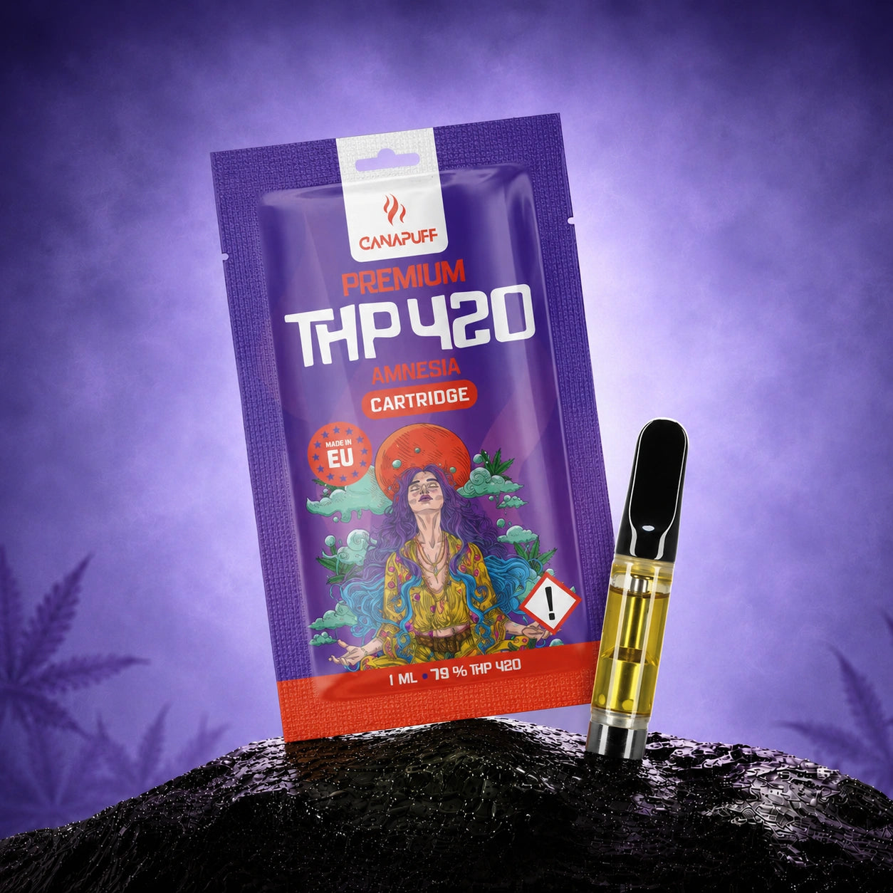 Canapuff THP420 Amnesia Cartridge, 1 ml, 79%