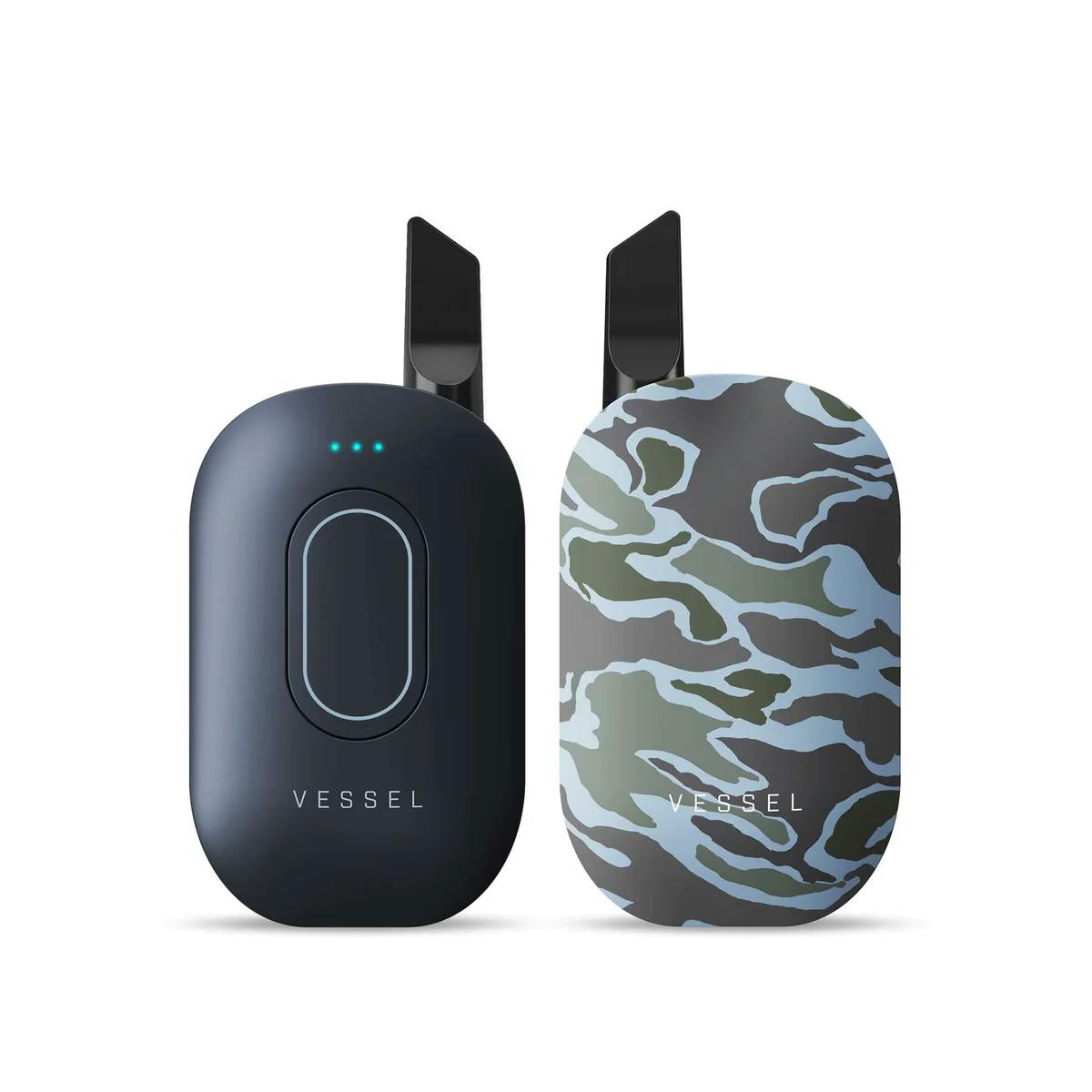 Stație de încărcare pentru vaporizer negru și camuflaj