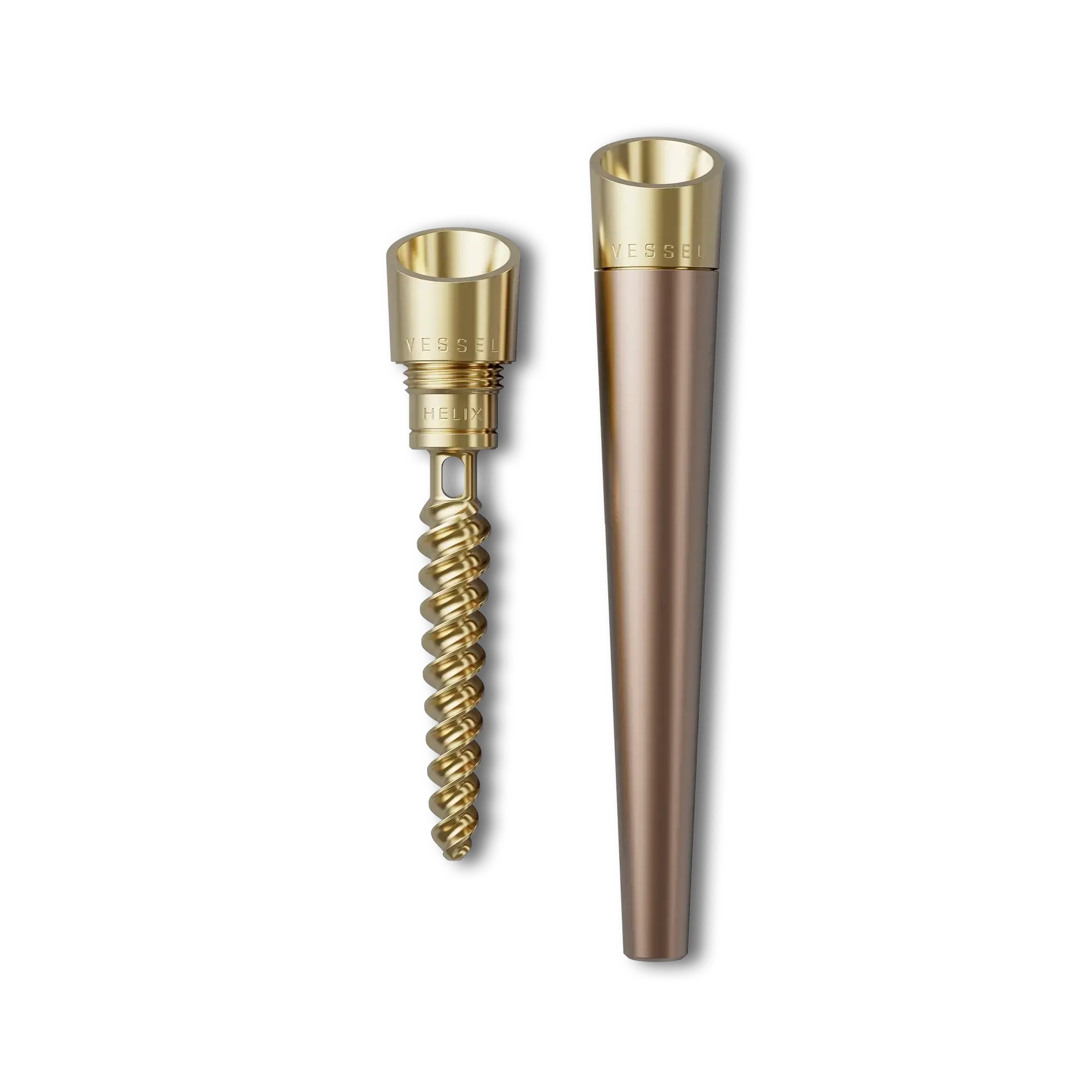 Pen Vessel con bocchino Helix in oro rosa