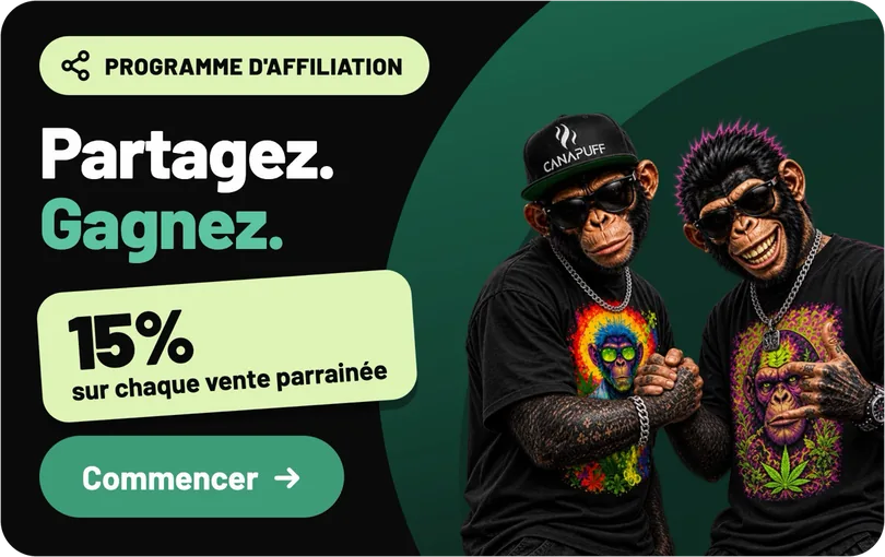 Programme d'affiliation: Partagez. Gagnez. 15% sur chaque vente parrainée. Commencer
