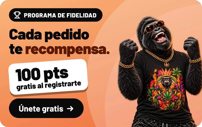 Programa de fidelidad: Cada pedido te recompensa. 100 pts gratis al registrarte. Únete gratis