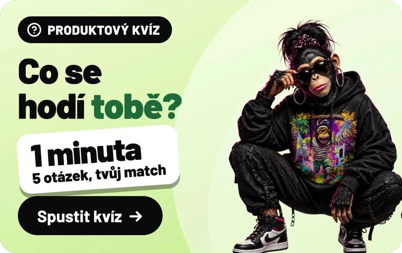 Produktový kvíz: Co se hodí tobě? 1 minuta, 5 otázek, tvůj match. Spustit kvíz