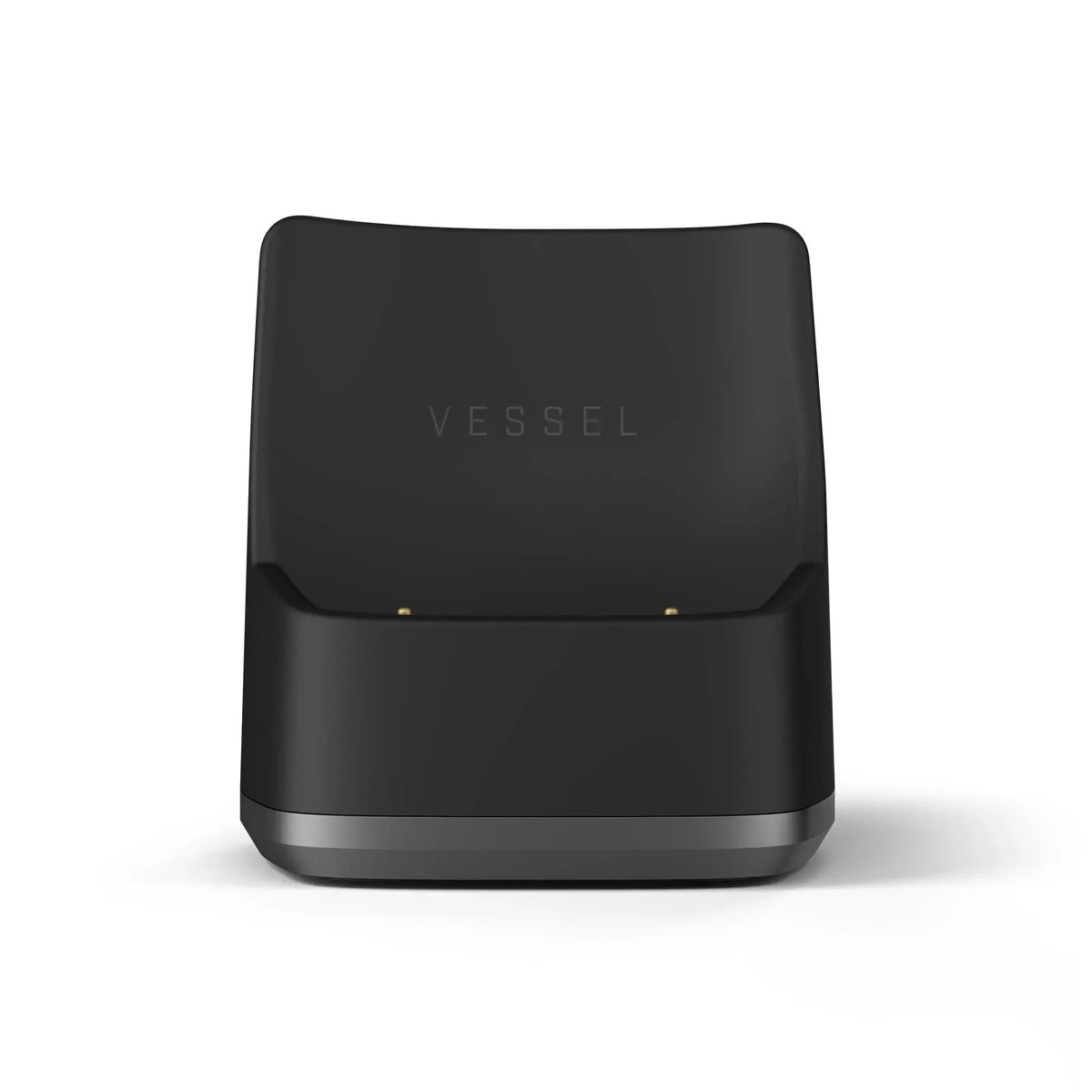 Fekete Vaporizátor töltőállomás elölnézete