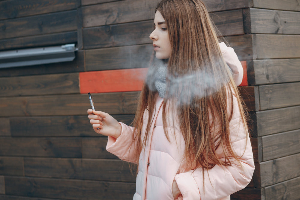 Woman Vape