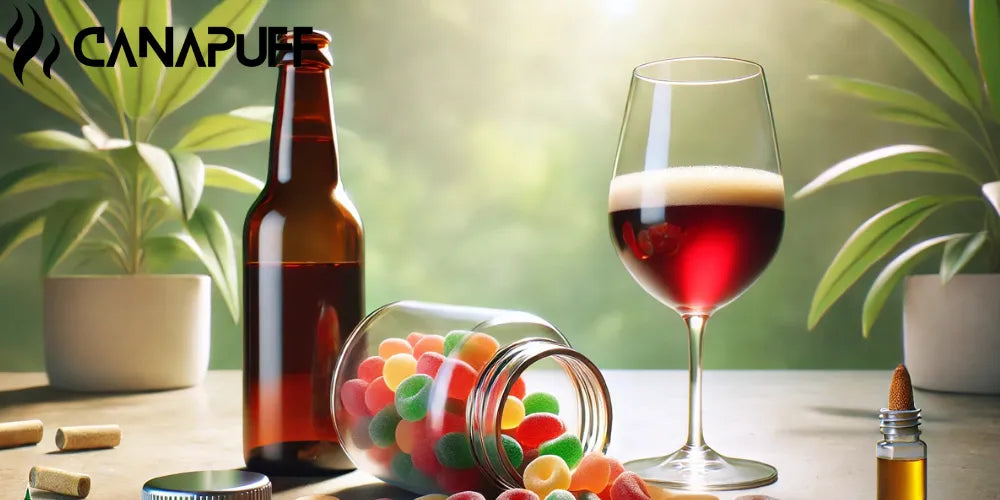 Can You Mix CBD Gummies with Alcohol? Safety Guide & Effects-Canapuff