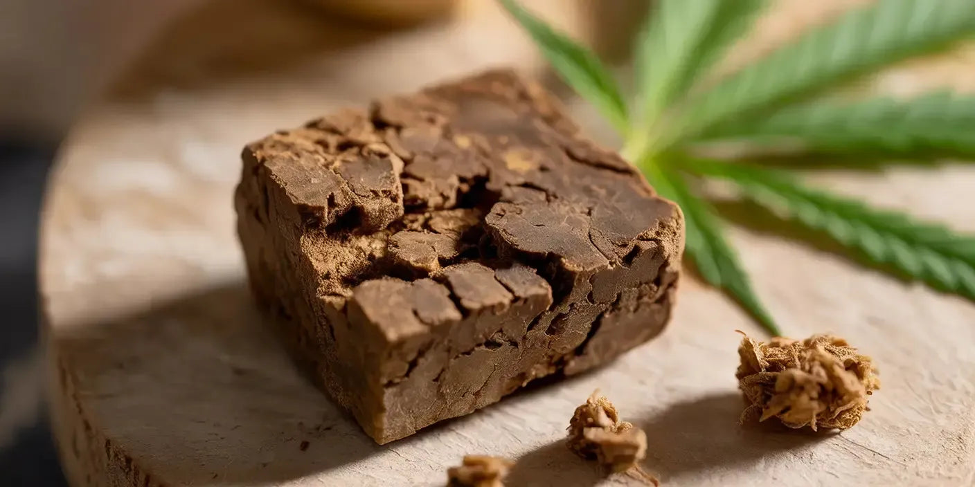 Un prim-plan cu CBD Hash