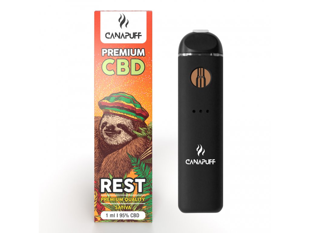 REST 95% CBD - CanaPuff - ONE-USE - 1ml