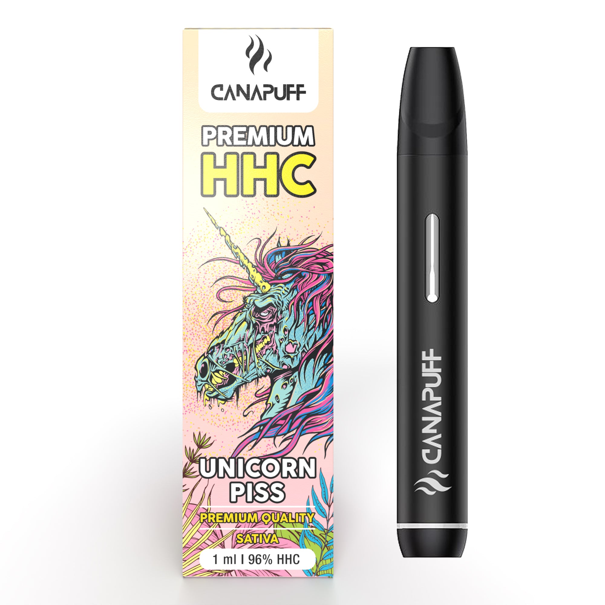 UNICORN PISS 96% HHC - CanaPuff - USO ÚNICO - 1ml