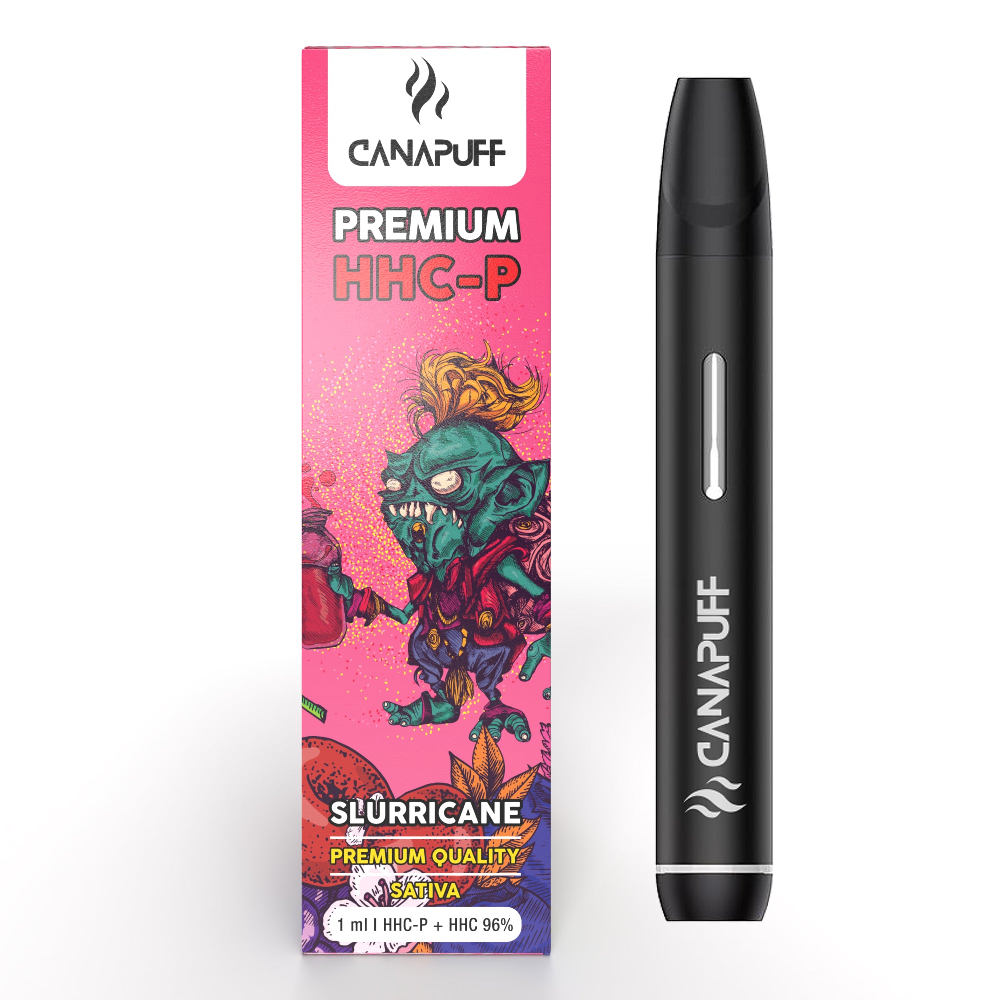 SLURRICANE 96% HHC-P - CanaPuff - USO ÚNICO - 1ml