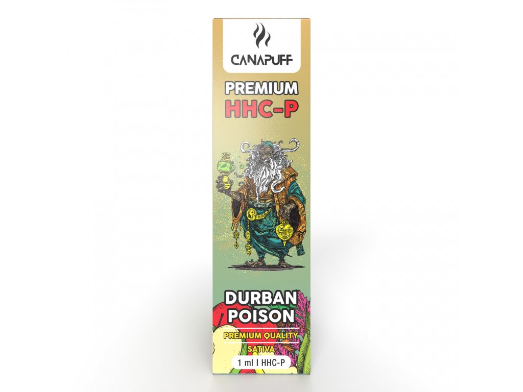 DURBAN POISON 96% HHC-P - CanaPuff - ONE USE - 1ml