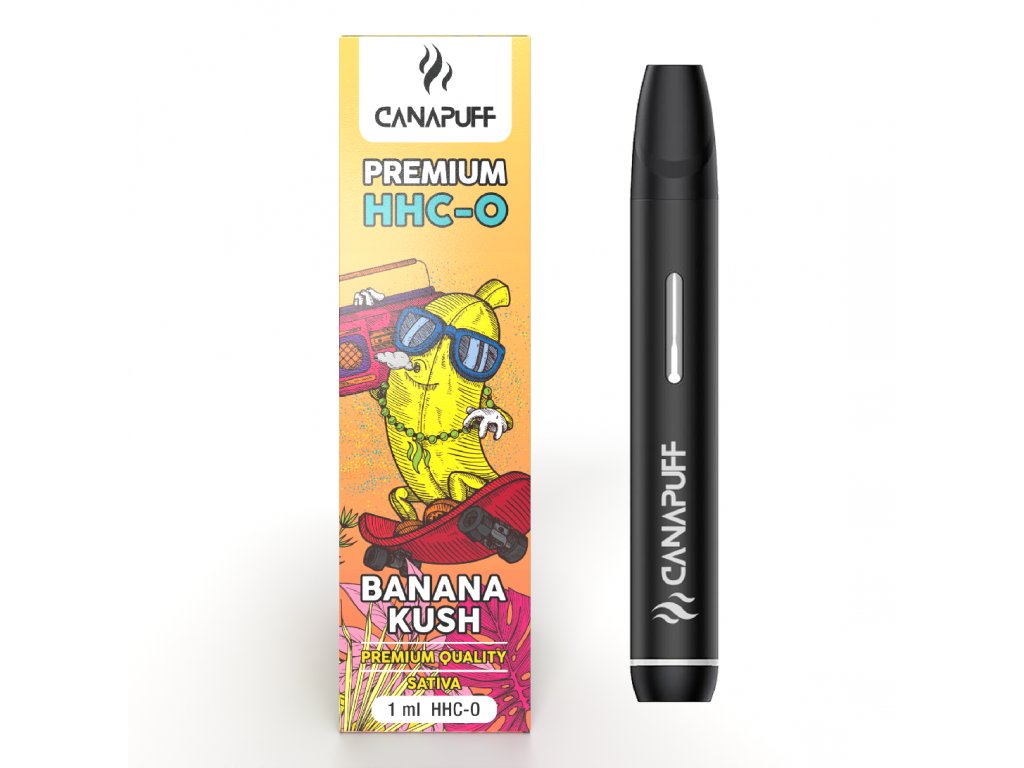 BANANA KUSH 96% HHC-O - CanaPuff - ONE USE - 1ml