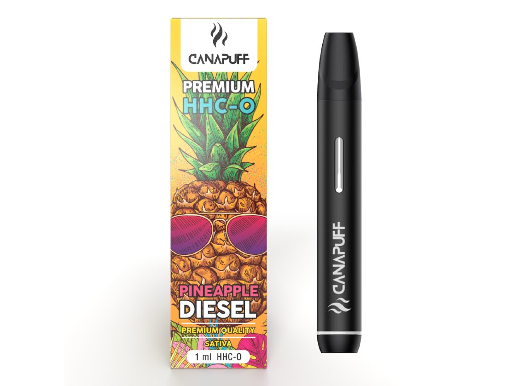 PINEAPPLE DIESEL 96% HHC-O  - CanaPuff - ONE USE - 1ml