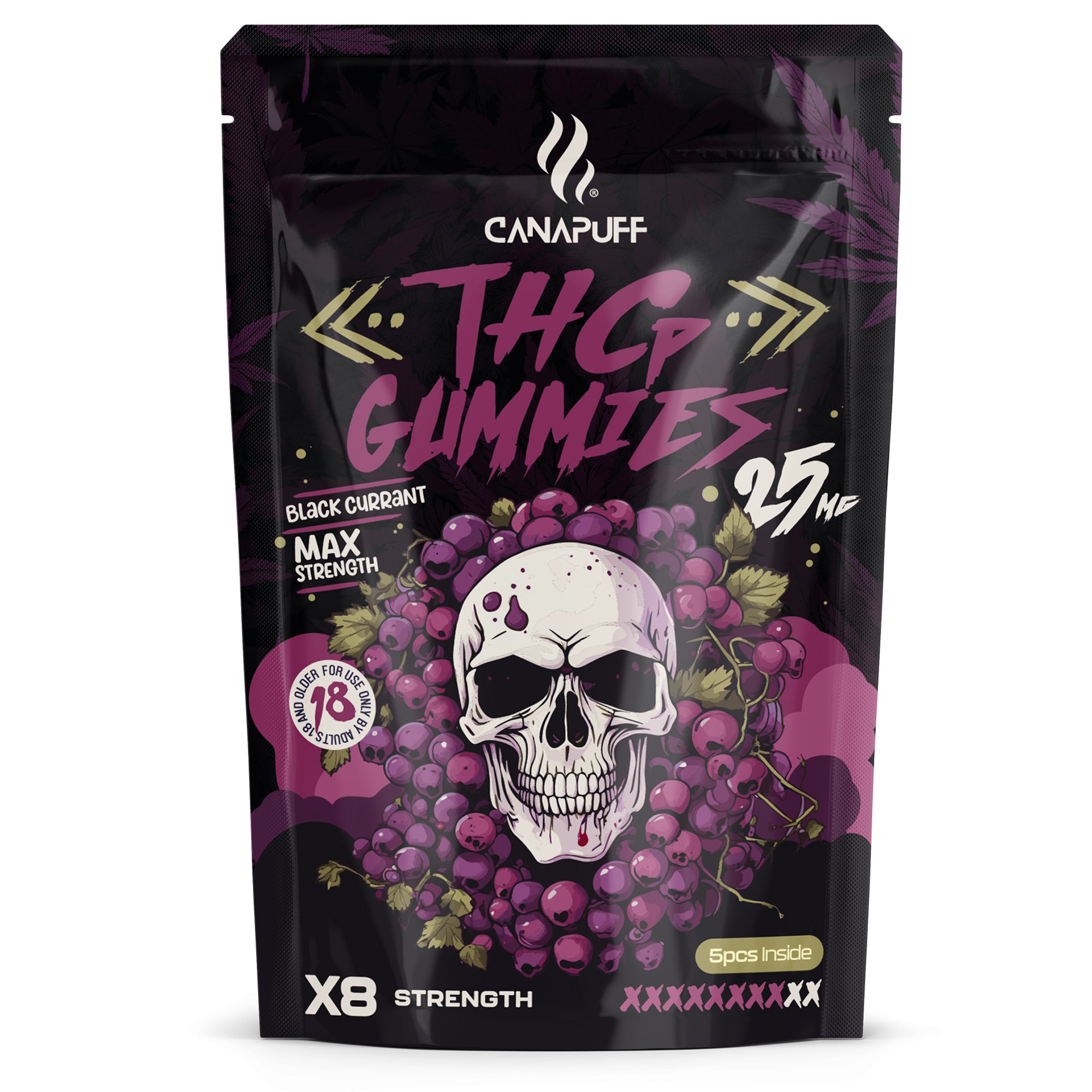 THCp Gummies Black currant RENDER