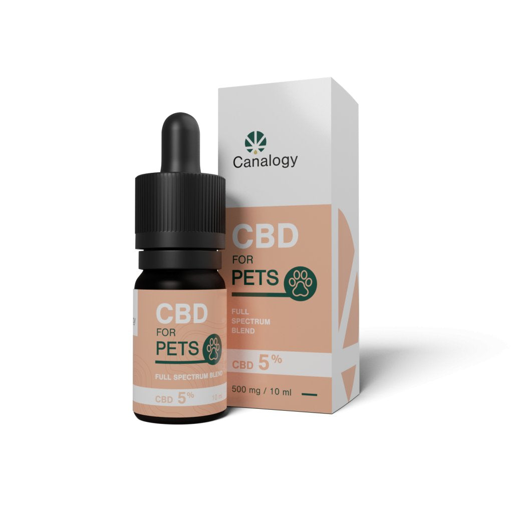 Óleo de CBD Canalogy 5% para animais