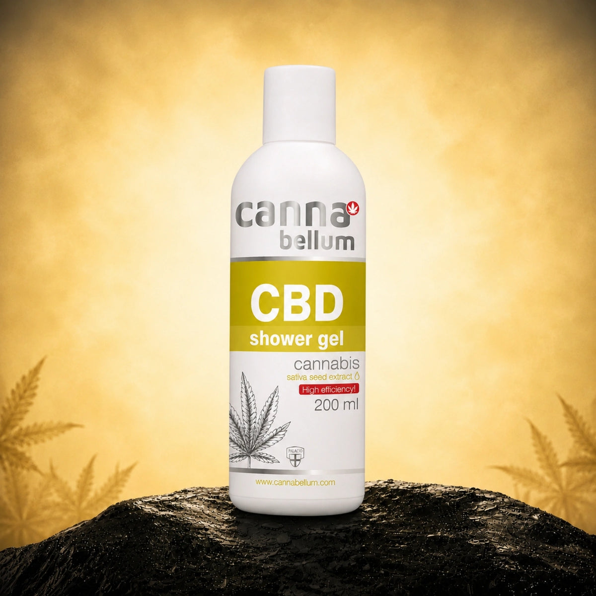 Cannabellum Gel de Duș CBD, 200ml - Palacio