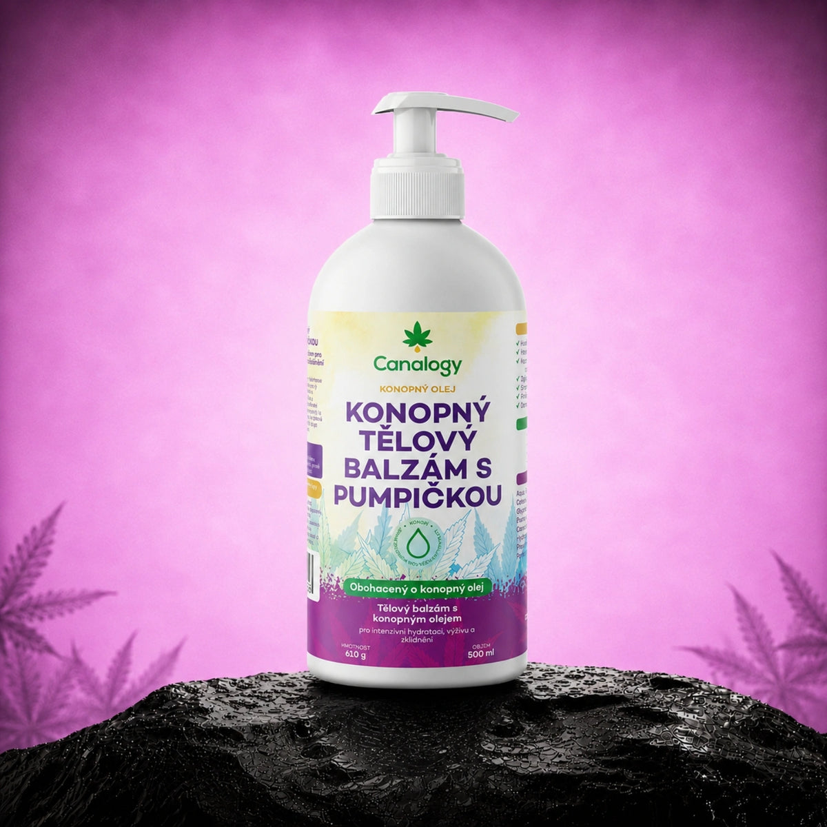 Hemp body balm with pump - Canalogy