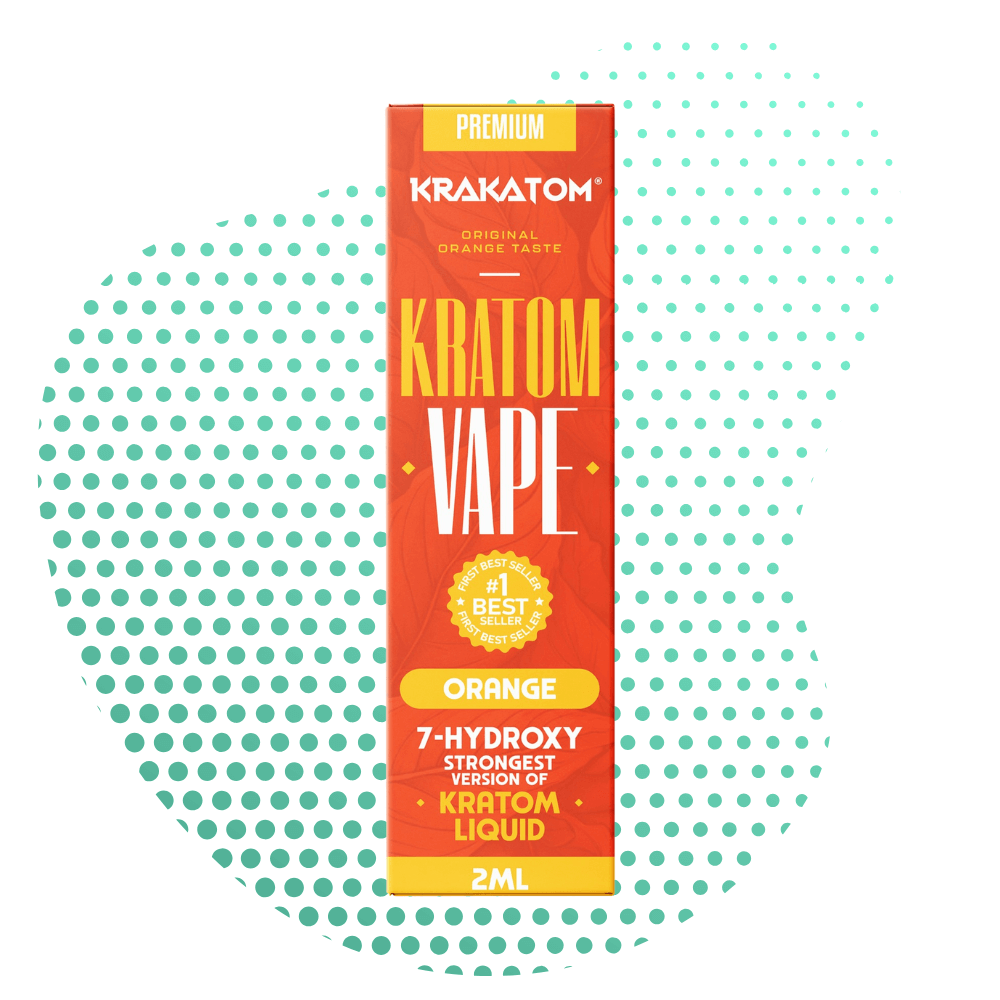 Krakatom - 7-Hydroxy Kratom Vape - Orange