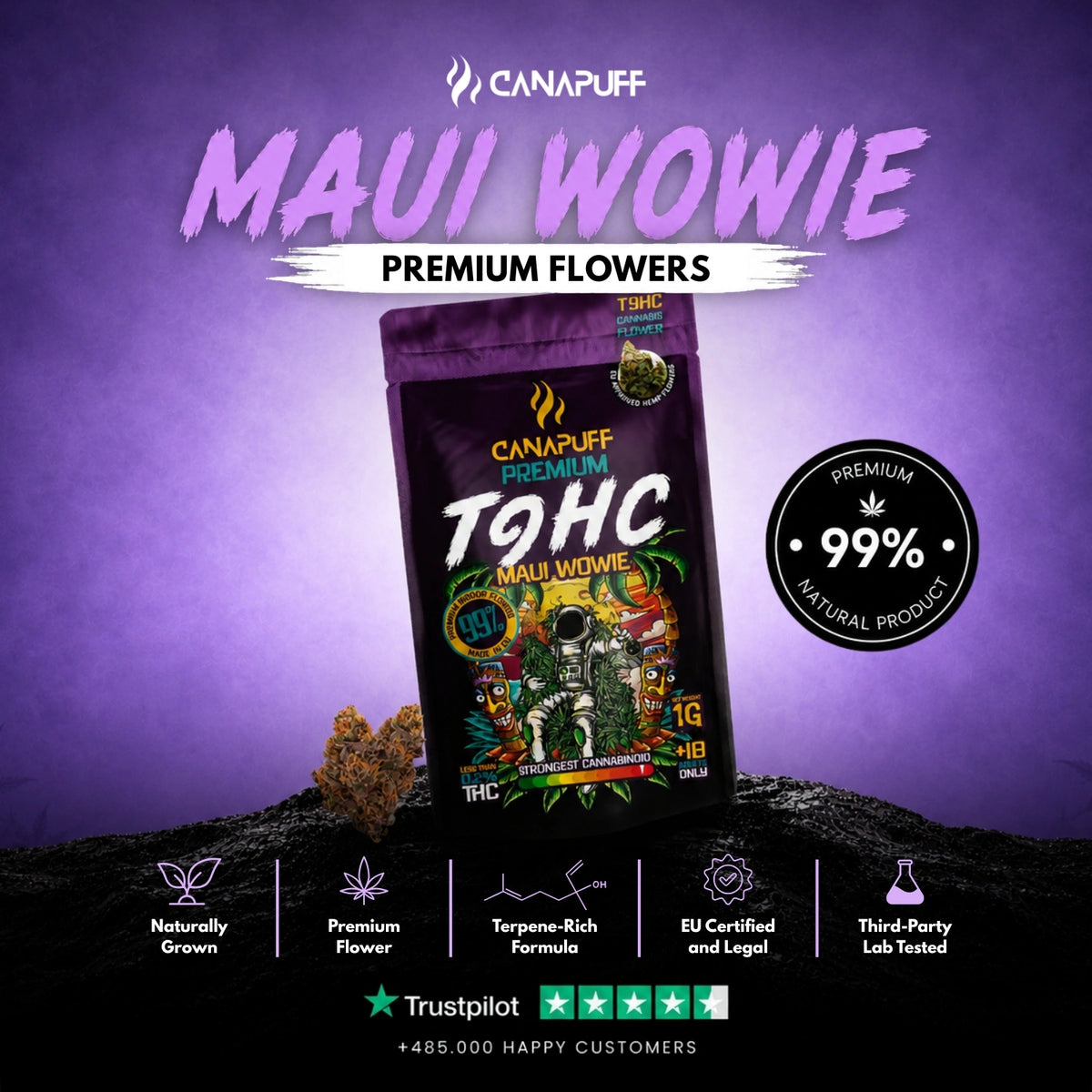 TⳊHC Flowers Maui Wowie 99%