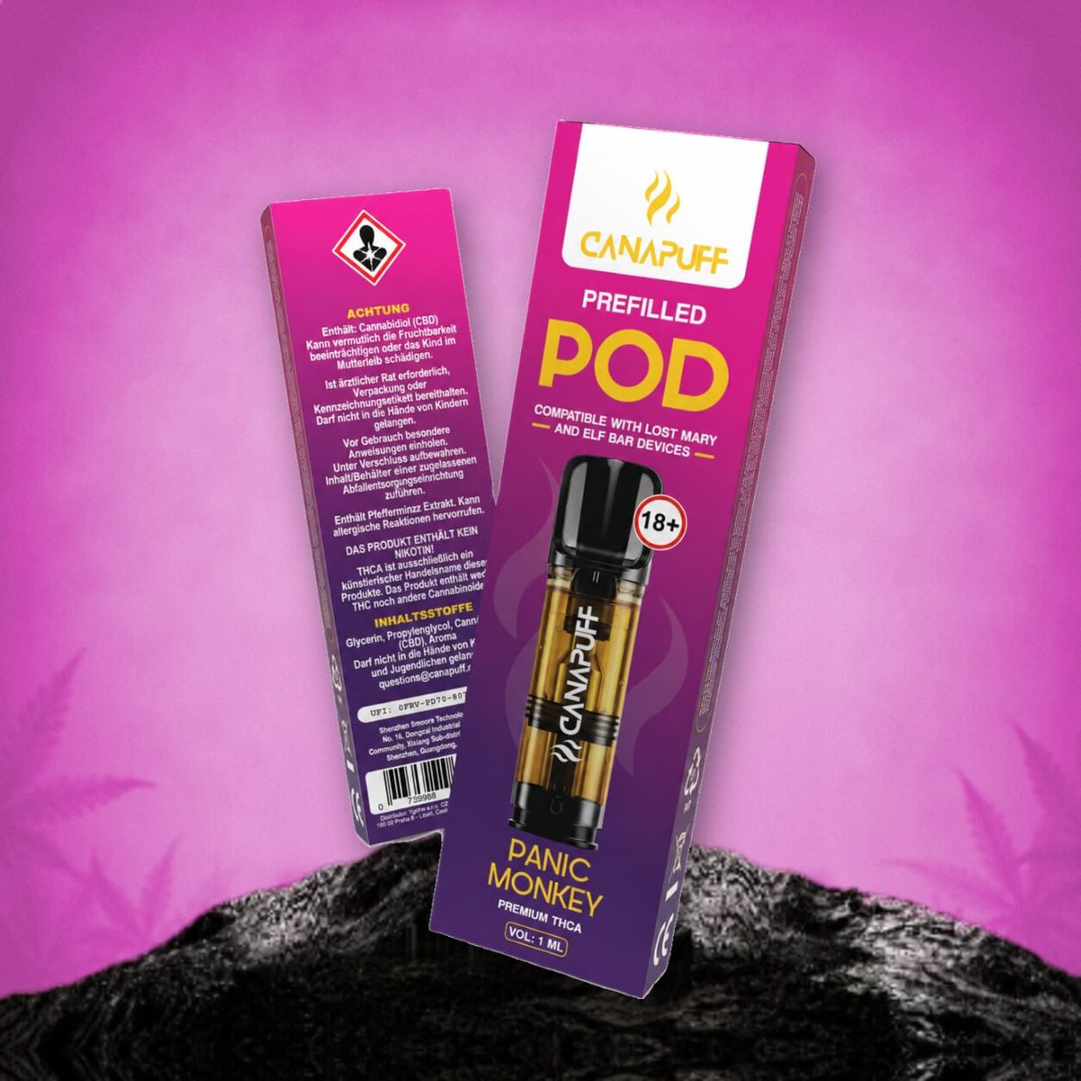 THCA POD Panic Monkey 1 ml