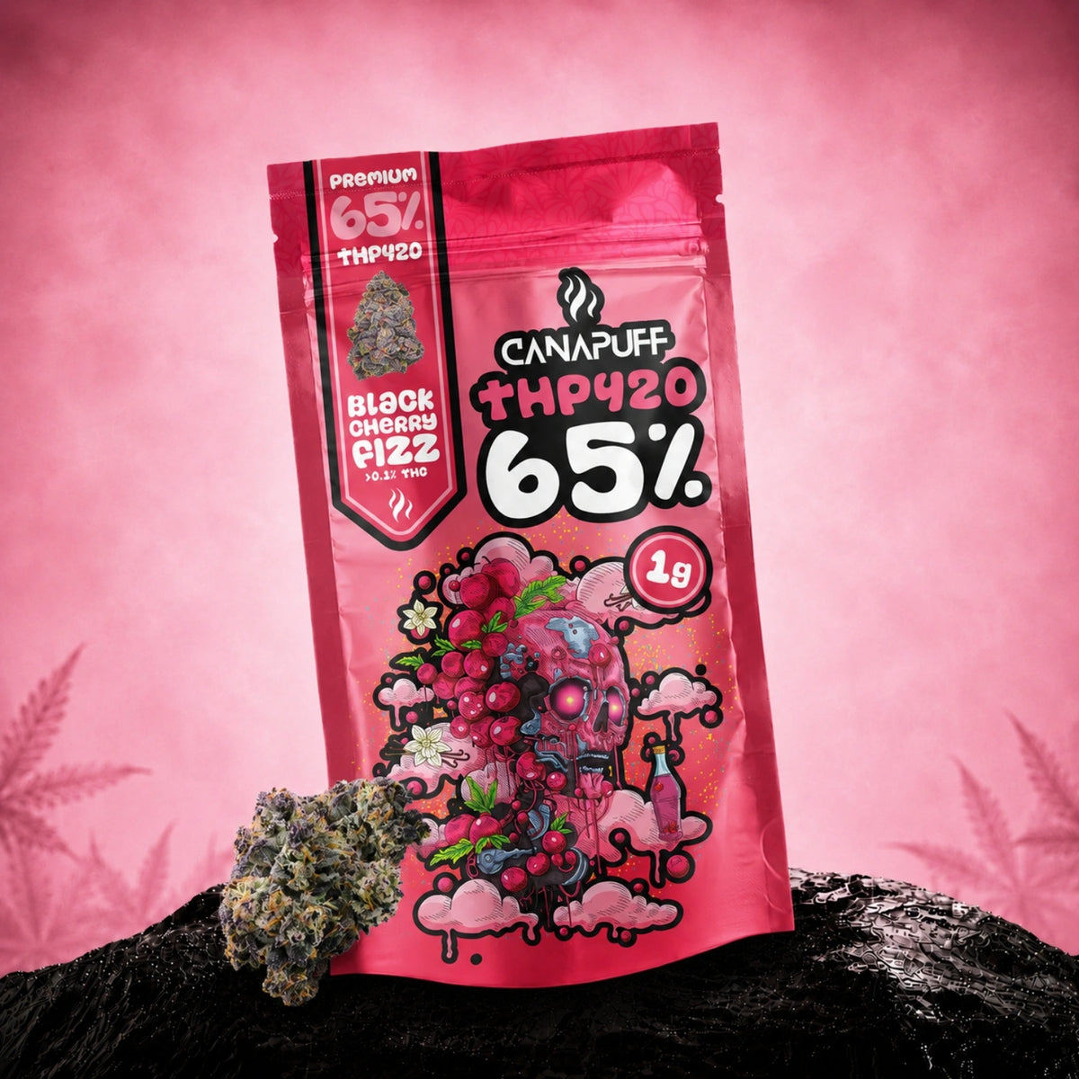 Canapuff THP420 flowers Black Cherry Fizz 65%