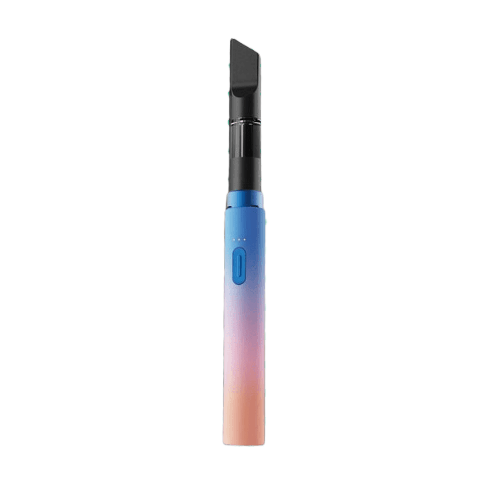 Vessel Core Dusk vape battery with gradient blue to peach finish and black mouthpiece