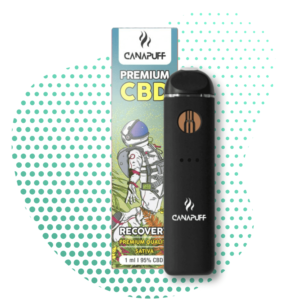 RECOVERY 95% CBD - CanaPuff - USO ÚNICO - 1ml