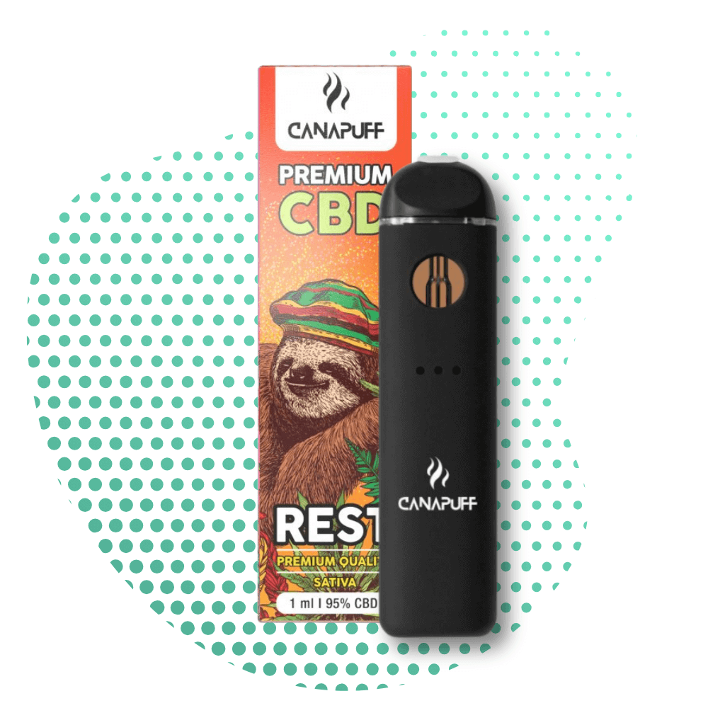 REST 95% CBD - CanaPuff - ONE-USE - 1ml