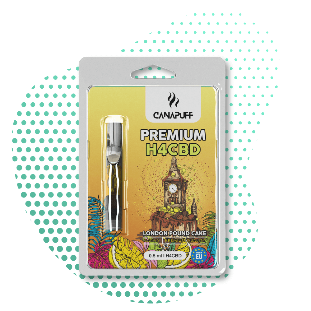 CanaPuff - London Pound Cake - H4CBD 96%-cartridge