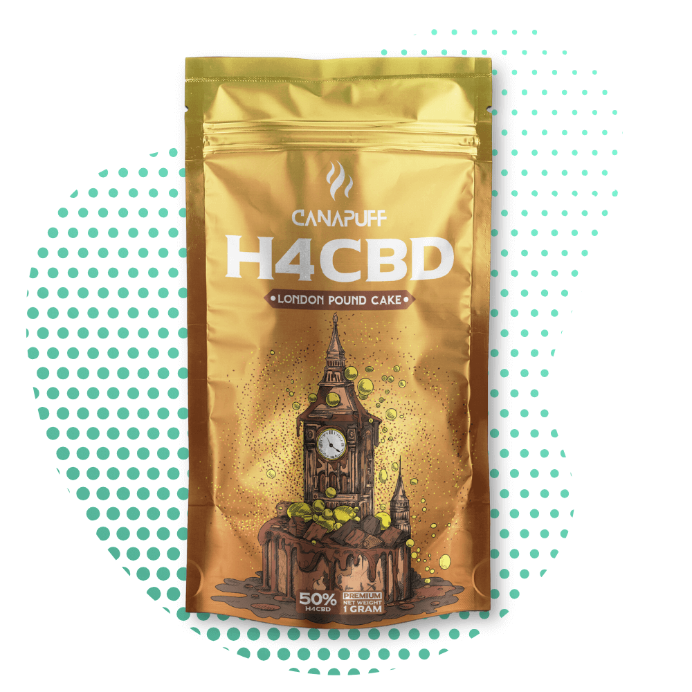 CanaPuff - Bolo de Libra de Londres 50% - Flores H4CBD