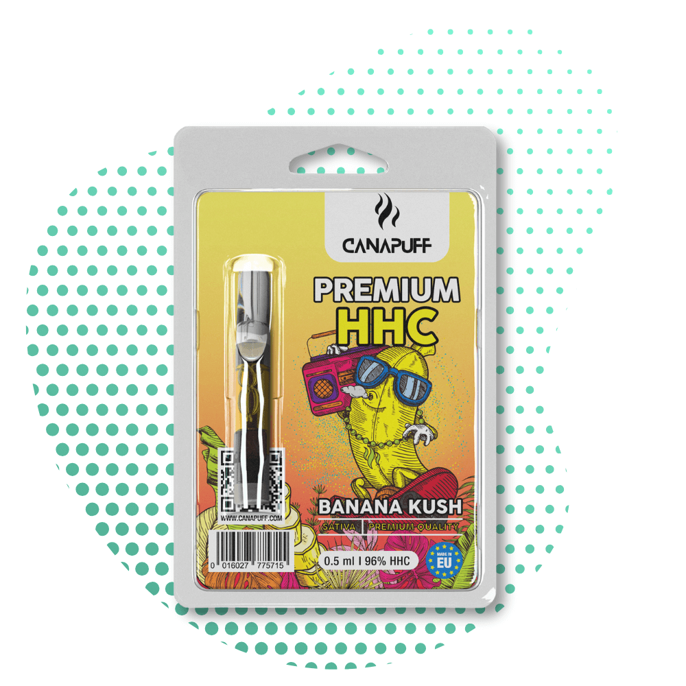 CanaPuff - BANANA KUSH - HHC 96%-cartridge