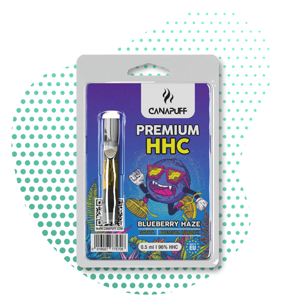 CanaPuff - BLUEBERRY HAZE - Cartucho HHC 96%