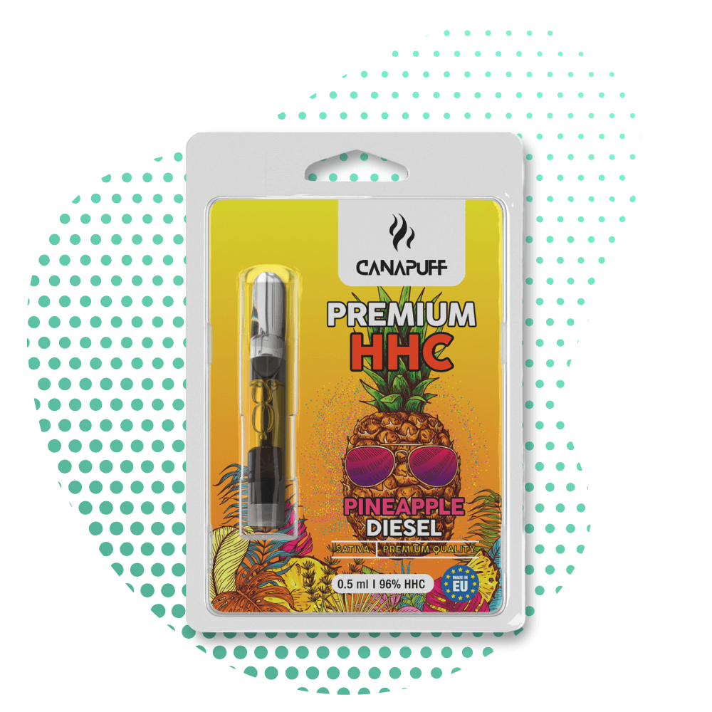 CanaPuff - PINEAPPLE DIESEL - HHC 96%-cartridge