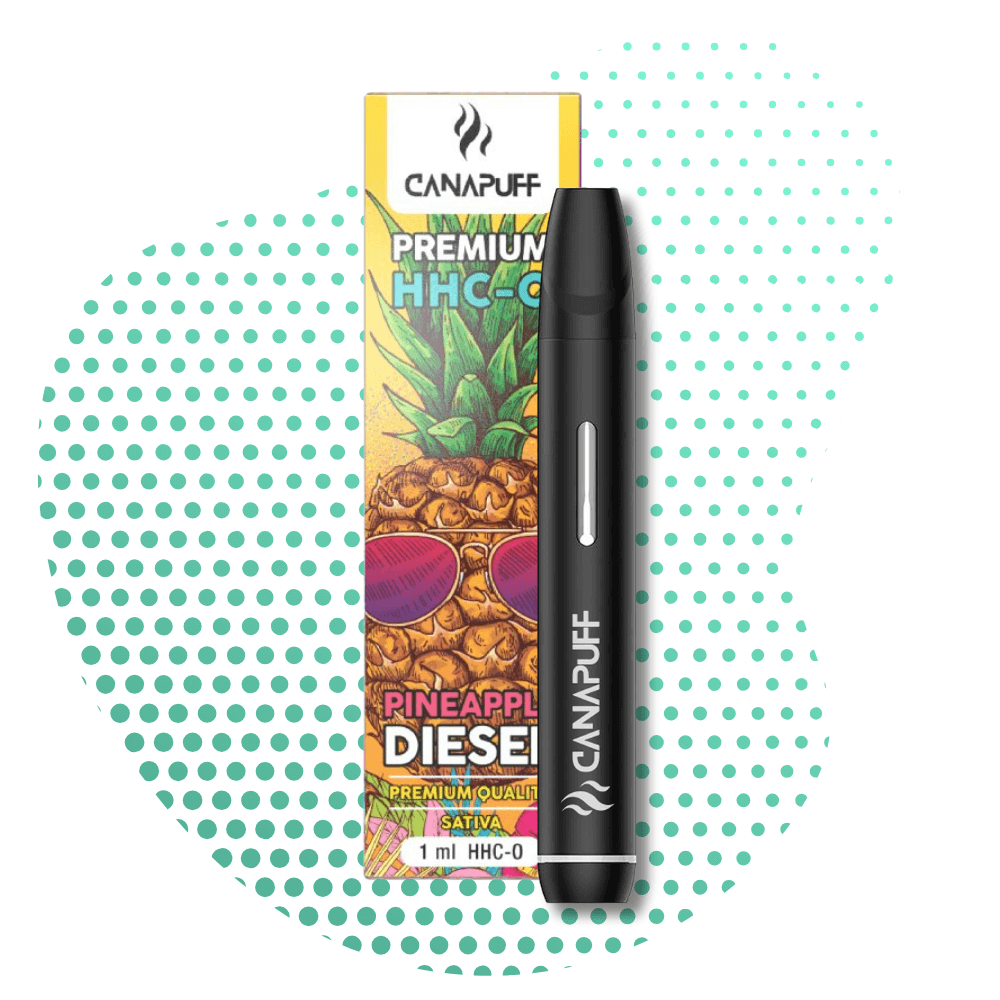 PINEAPPLE DIESEL 96% HHC-O  - CanaPuff - ONE USE - 1ml