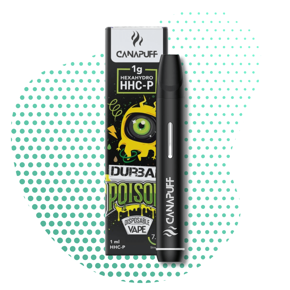 Canapuff BLACK - HHC-P - Durban Poison - ONE USE - 1ml