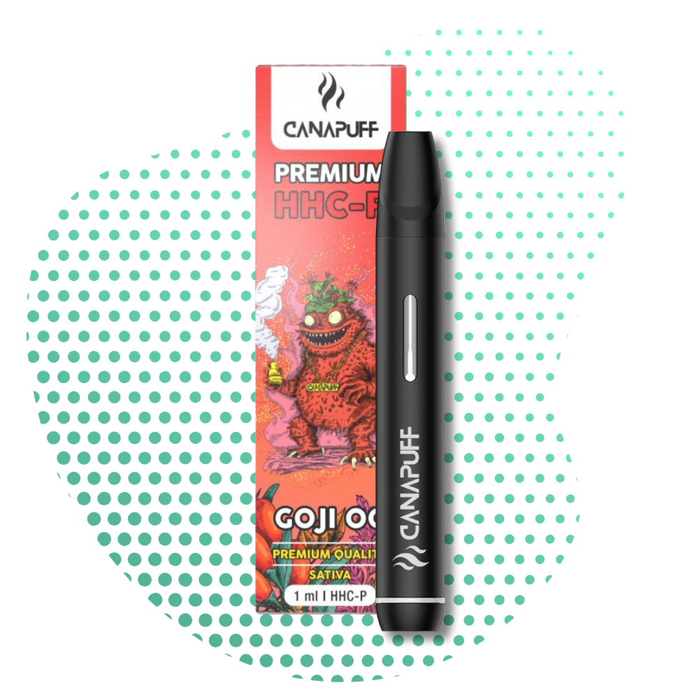 GOJI OG 96% HHC-P - CanaPuff - USO ÚNICO - 1ml