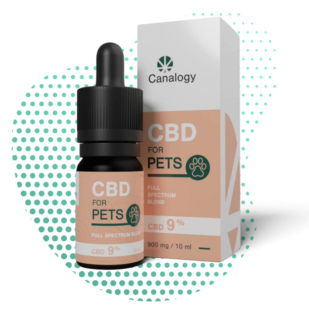 Óleo de CBD Canalogy 9% para animais