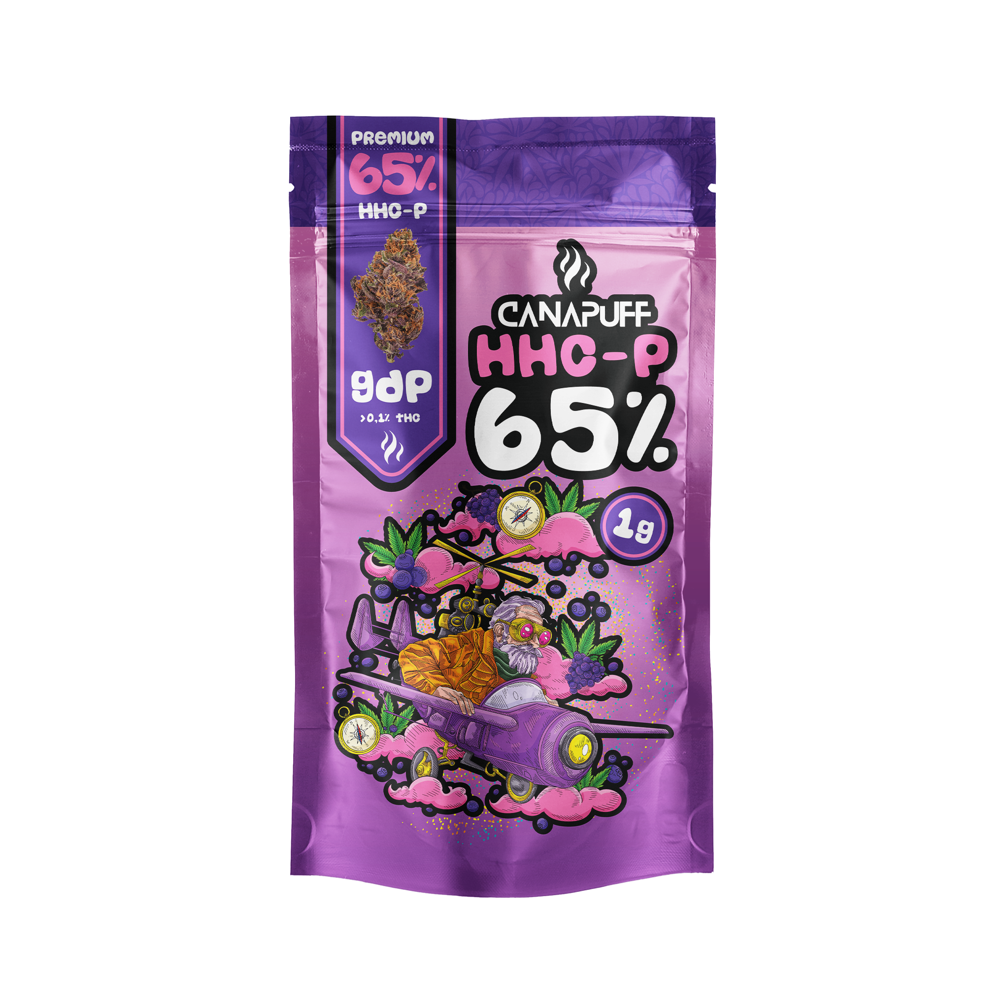 Canapuff - PIB 65% - Flores HHC-P