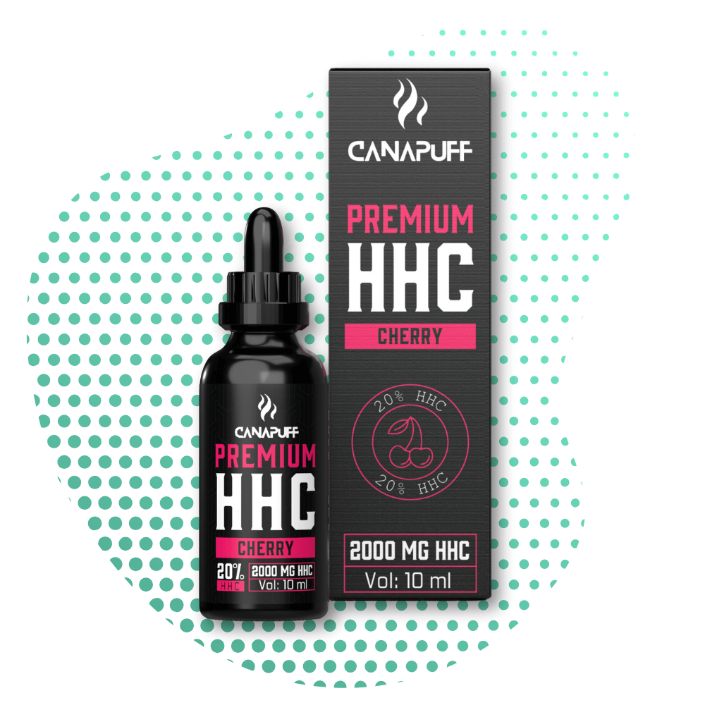 Óleo Canapuff Premium HHC - Cereja 20%