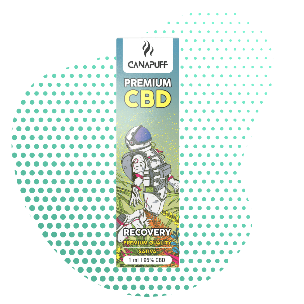 RECOVERY 95% CBD - CanaPuff - USO ÚNICO - 1ml