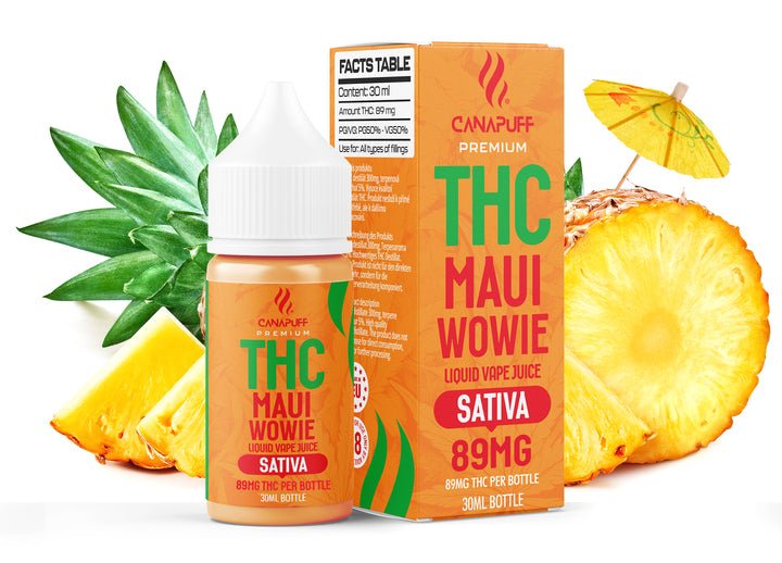 THC Liquid 89mg - Maui Wowie Canapuff