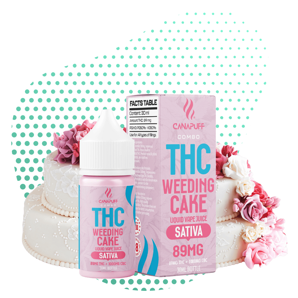 THC Liquid 89mg - Weeding Cake - 30ml Canapuff