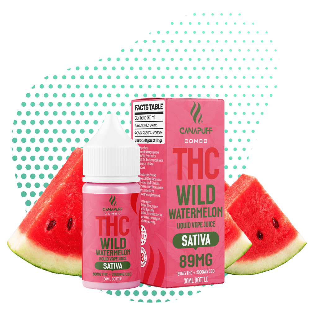 THC Liquid 89mg Wild Watermelon